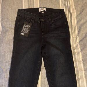 PAIGE Verdugo Ankle MAE Women's Dark Wash Skinny Jeans